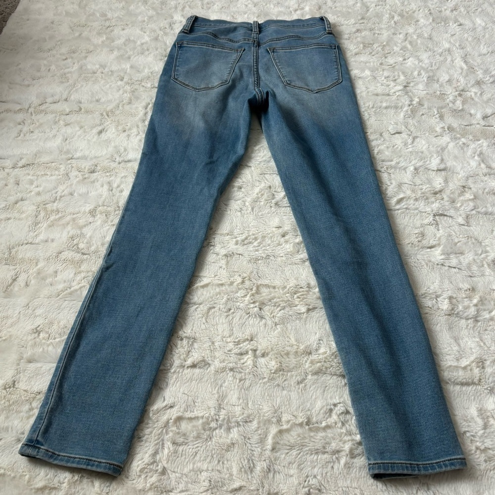J. Crew Women's Size 25 Blue 9" High Rise Skinny Jeans - Picture 6 of 6